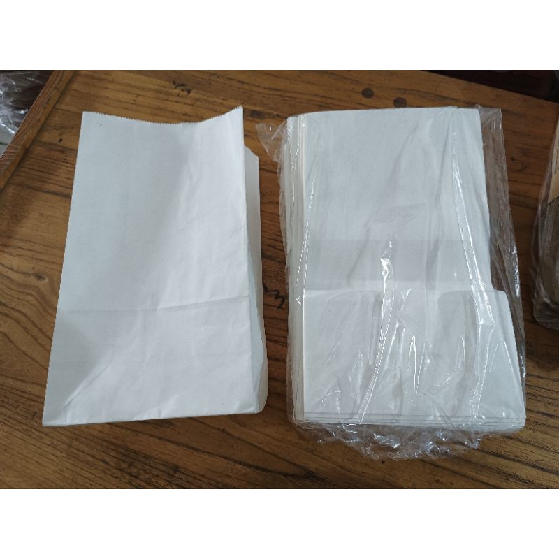 

Paper Bag Sos Bag 40 Besar Putih Tebal isi 100 pcs