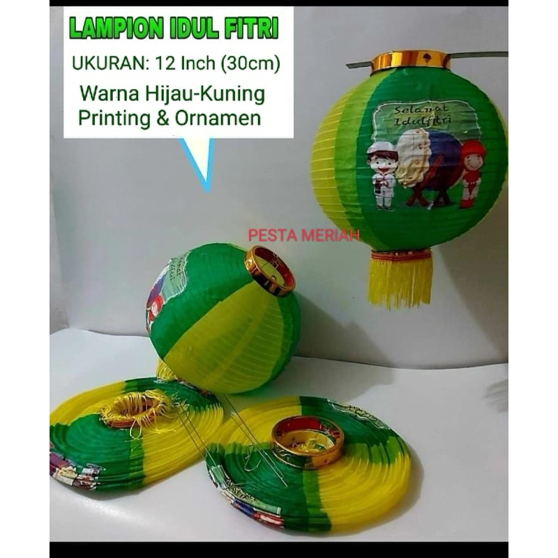LAMPION IDUL FITRI DELUXE MEWAH / DEKORASI IDUL FITRI MEWAH / LAMPION SPECIAL IDUL FITRI