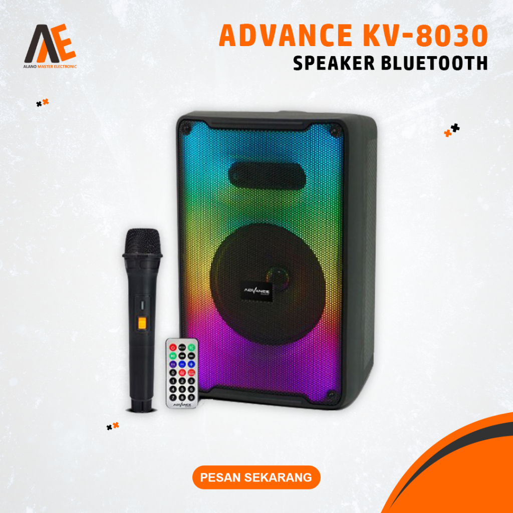 Speaker Aktif Bluetooth Advance KV-8030 Karaoke Komputer PC Laptop HP