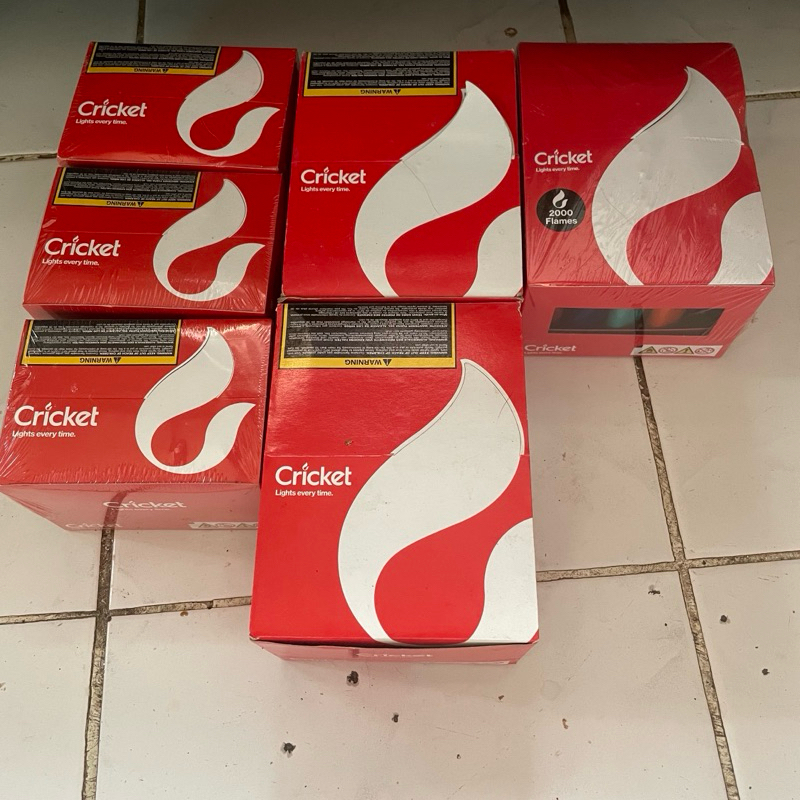 Korek Api Cricket Seri Polos Warna Campur