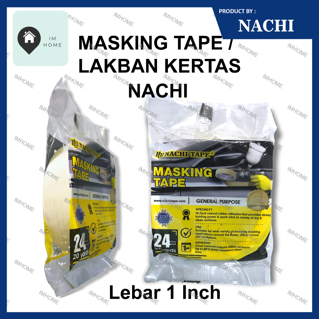

Lakban Kertas Nachi Tape 1 Inch
