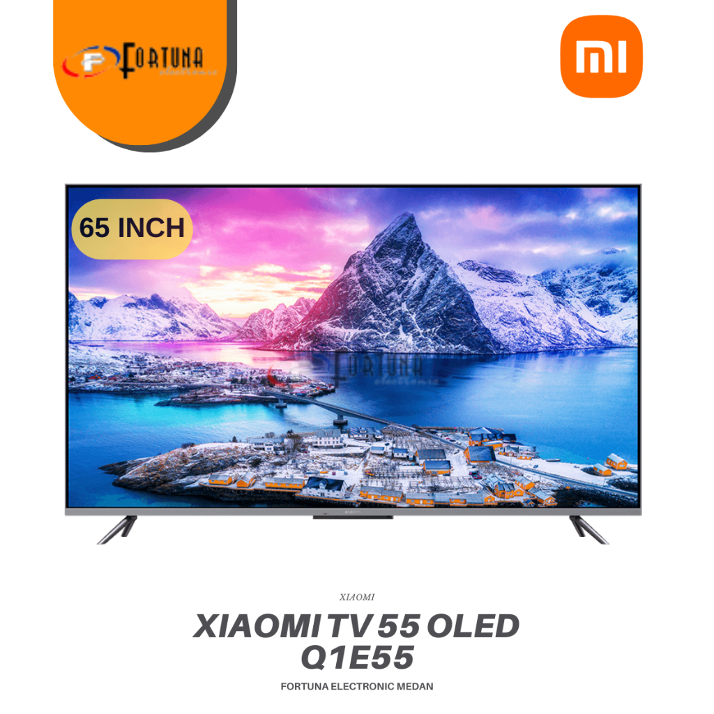 XIAOMI MI TV QLED Q1E55 INCH BEZEL-LESS 4K SMART TV ANDROID TV MEDAN