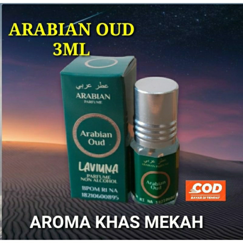 PARFUM ROLL ON ARABIAN  OUD parfum sholat 3ml
