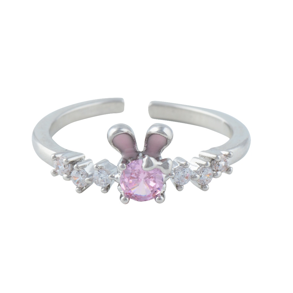 Panlandwoo - Cincin Rhodium Wanita Gail Adjustable