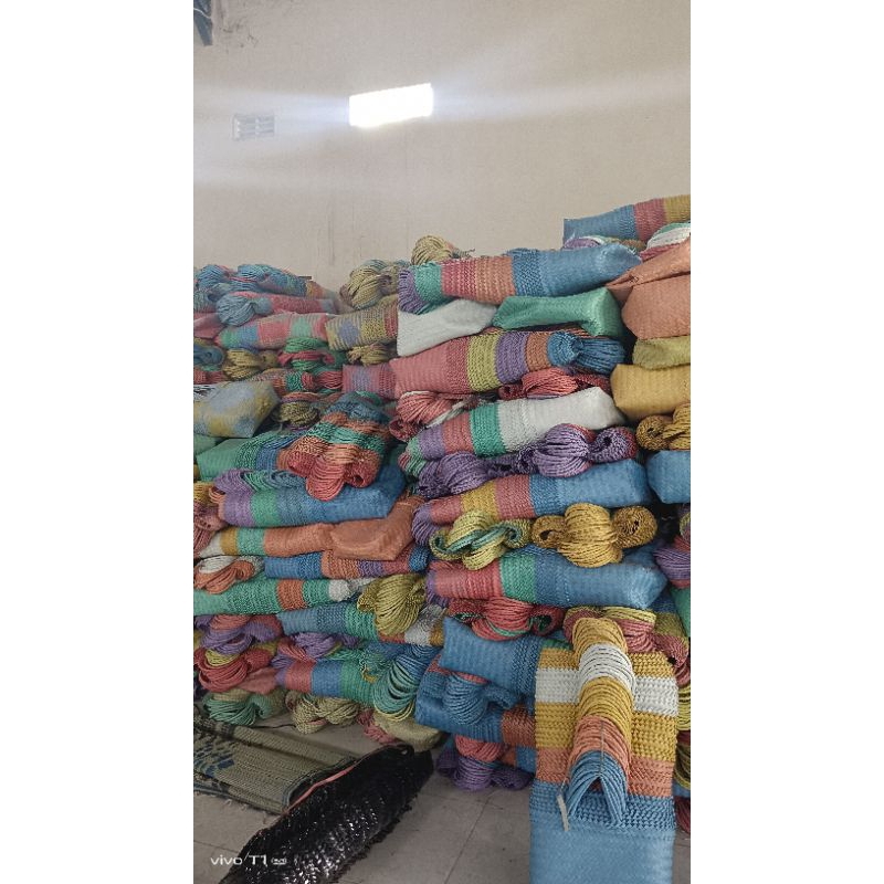 READY STOK - TAS ANYAMAN PLASTIK EMBOS SUPER JUMBO  XL