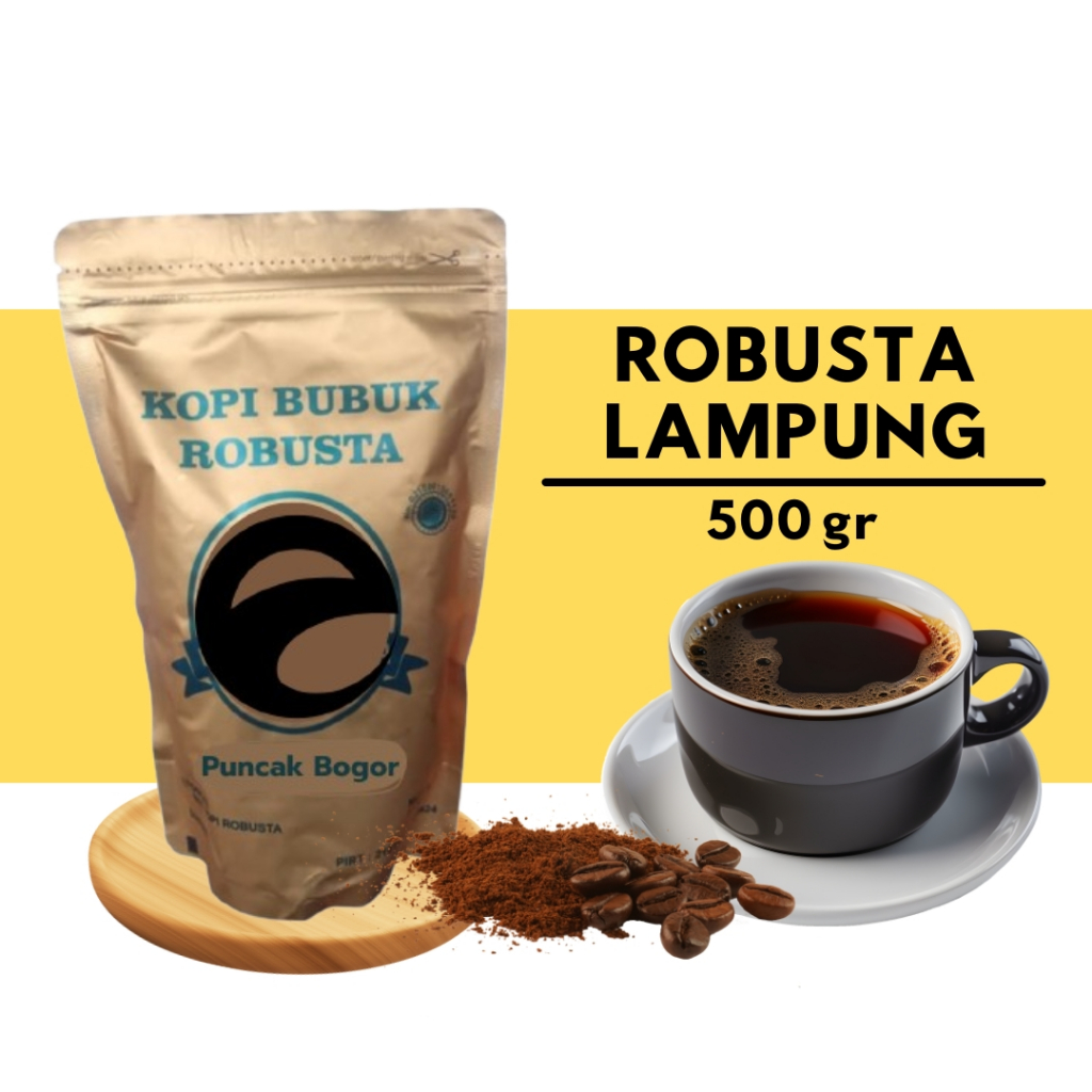 

Kopi Bubuk Robusta Lampung Barat 250gr