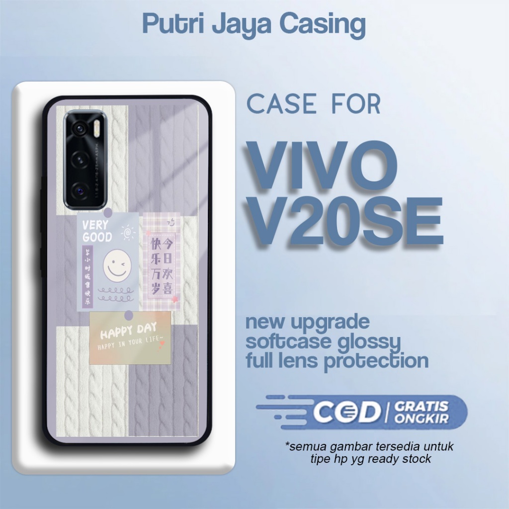 Casing Vivo V20 SE Terbaru Cute 02 Case V20 SE Hardcase Softcase Glossy Kesing Terlaris PutriCasing