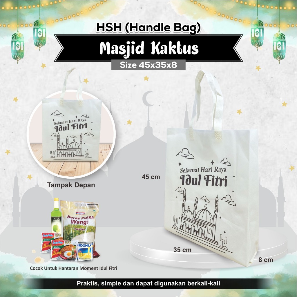 

[LEBARAN] Hampers Lebaran | Tas Lebaran | goodie bag parcel | goodiebag spundbound 45x35x08