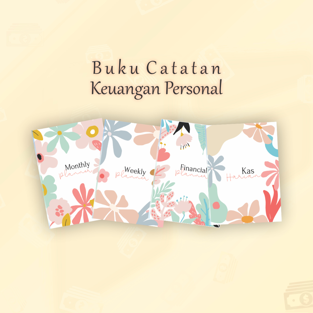 

Buku Kas Harian Catatan Pemasukan Pengeluaran A5 / Daily Financial Planner Tracker Book