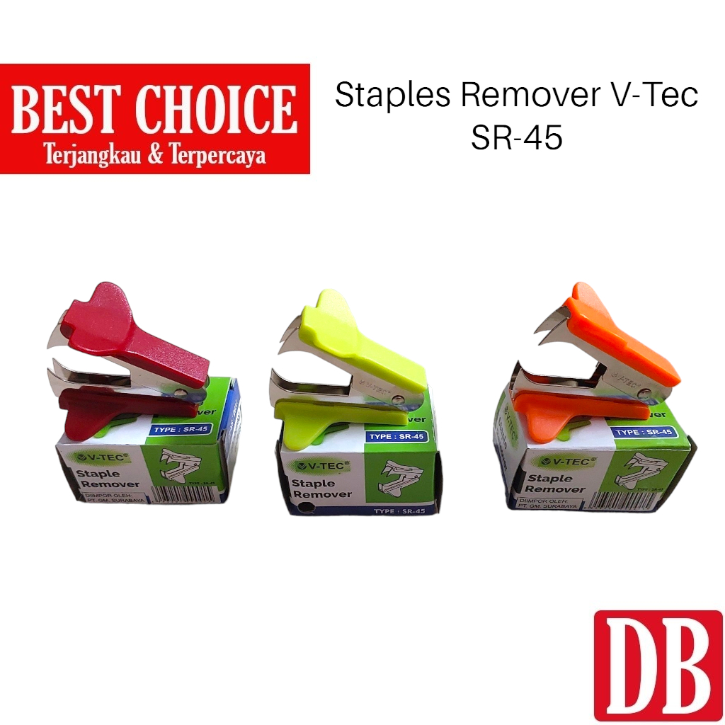 

Staples Remover / Pembuka Isi Staples V-Tec SR-45