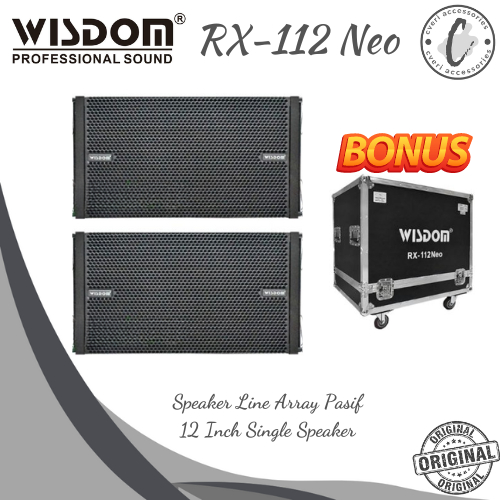 Wisdom RX112 Neo Speaker Line Array Pasif Original Passive RX-112