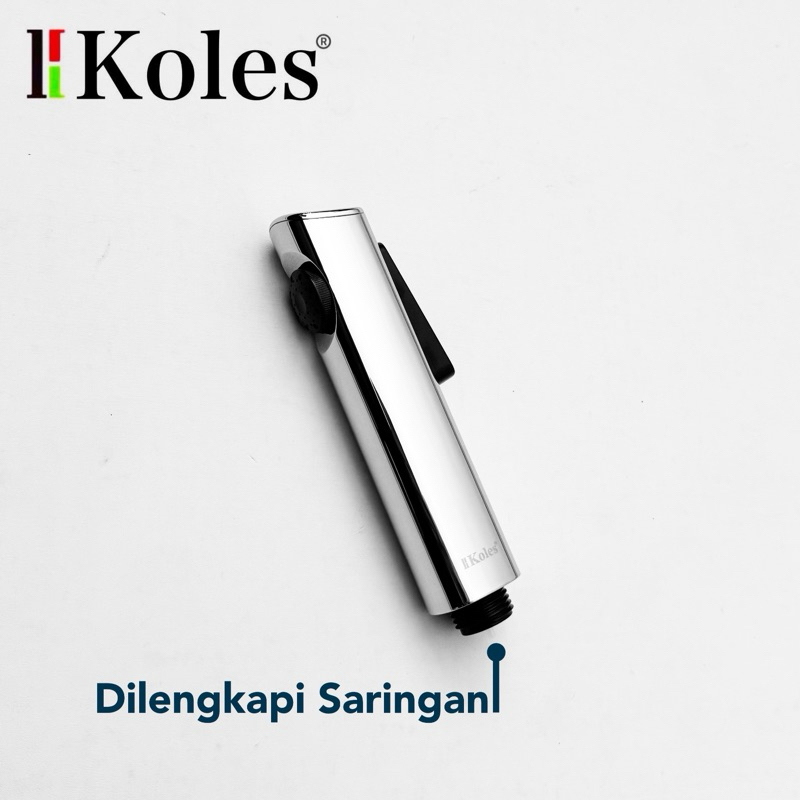 KOLES 320BCR Kepala Jet Shower Toilet Washer Spray Bidet Cebok Closet Kloset