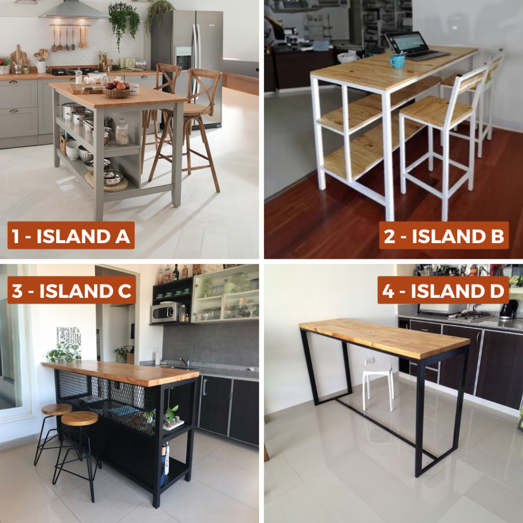 Kitchen island // Meja Bar // Meja Dapur