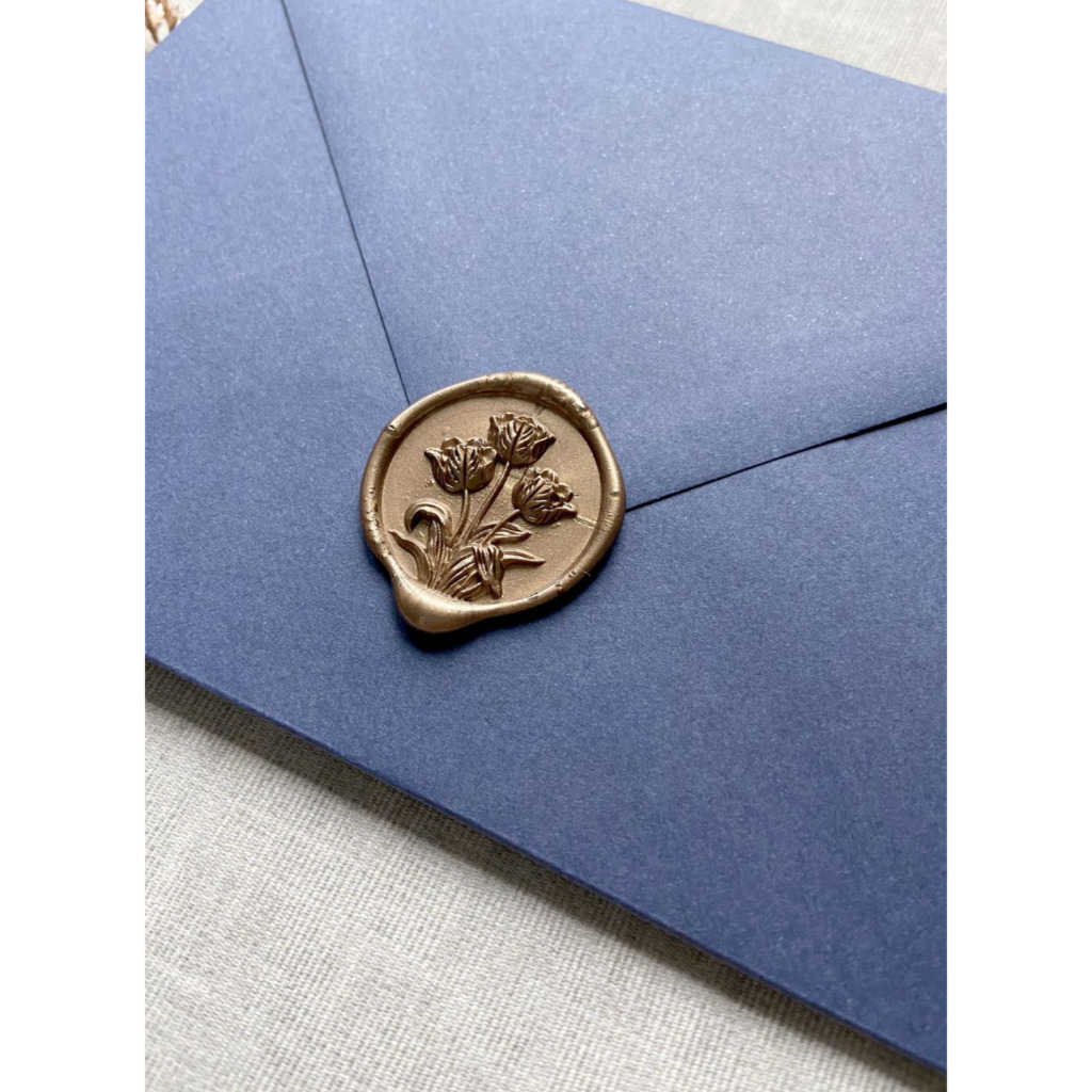 

(ASC) Edulis (Antique Gold) - 1 pcs Wax Seal Coin Wedding / Segel instan undangan siap pakai sudah include double tape / Tanpa minimum / DIY / Art / Vintage Candle / calligraphy / Hampers
