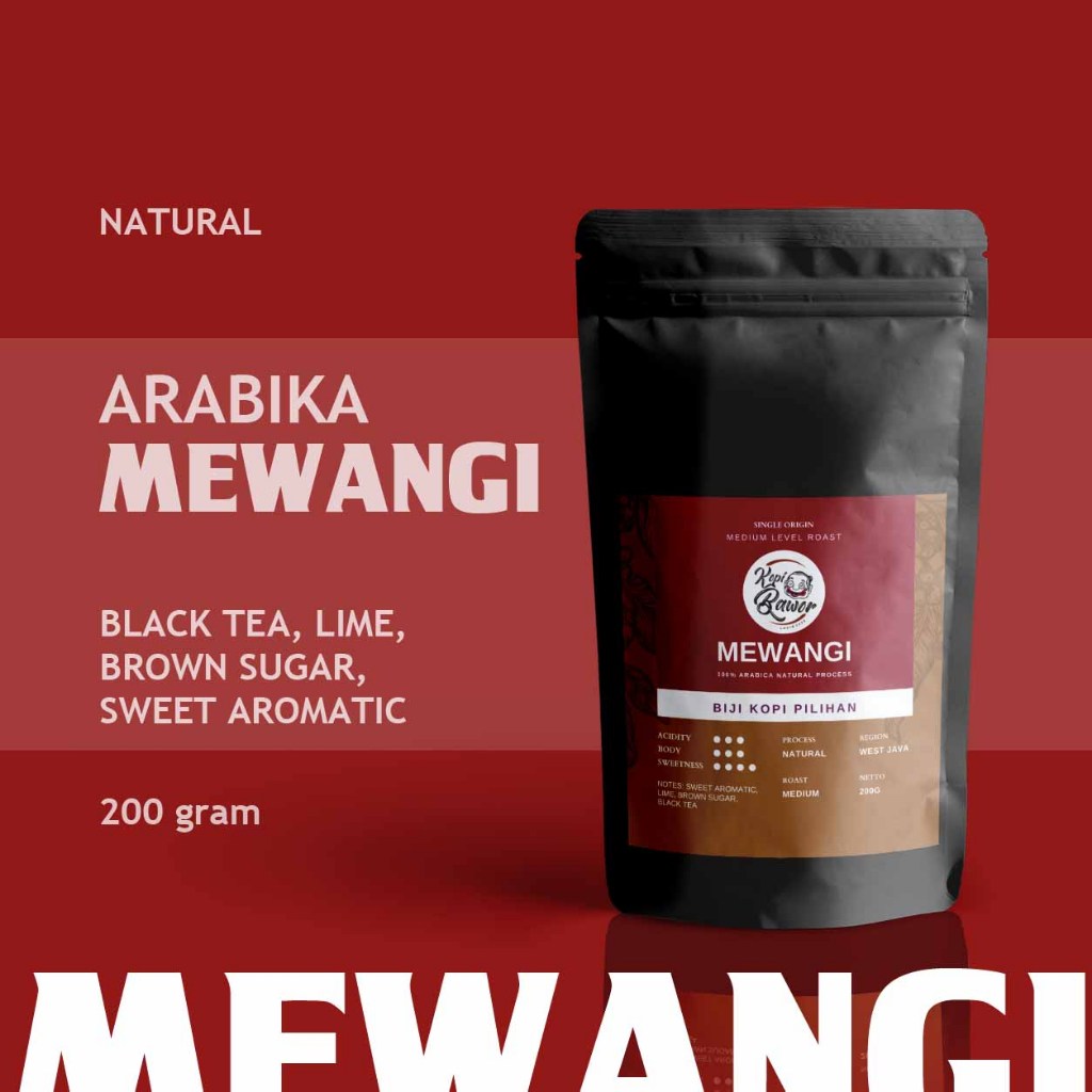 

Kopi Arabika MEWANGI Natural Single Origin Vietnam Drip 200gr