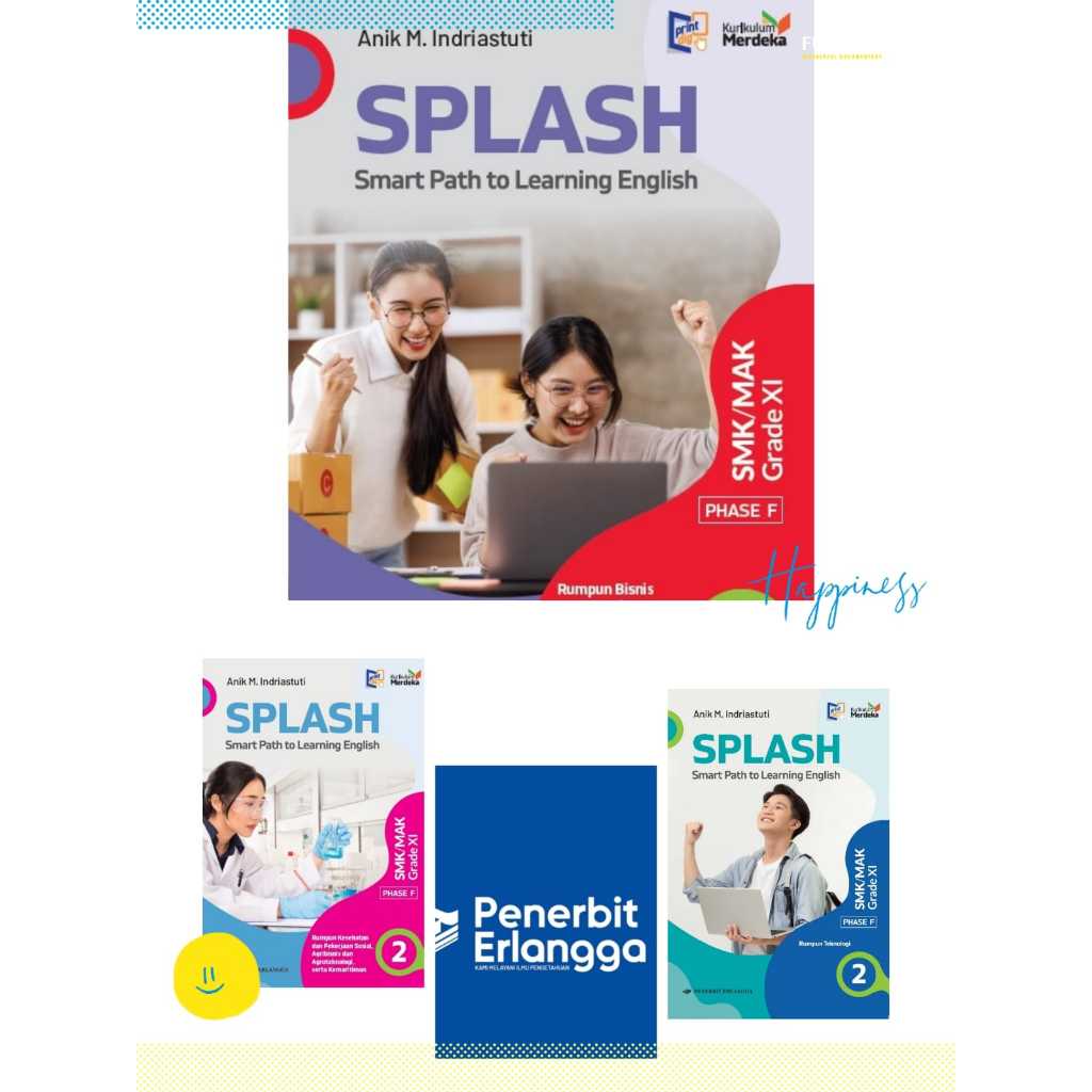 Buku SPLASH kelas 11 SMK Kurikulum Merdeka Penerbit Erlangga Bahasa Inggris kelas 11