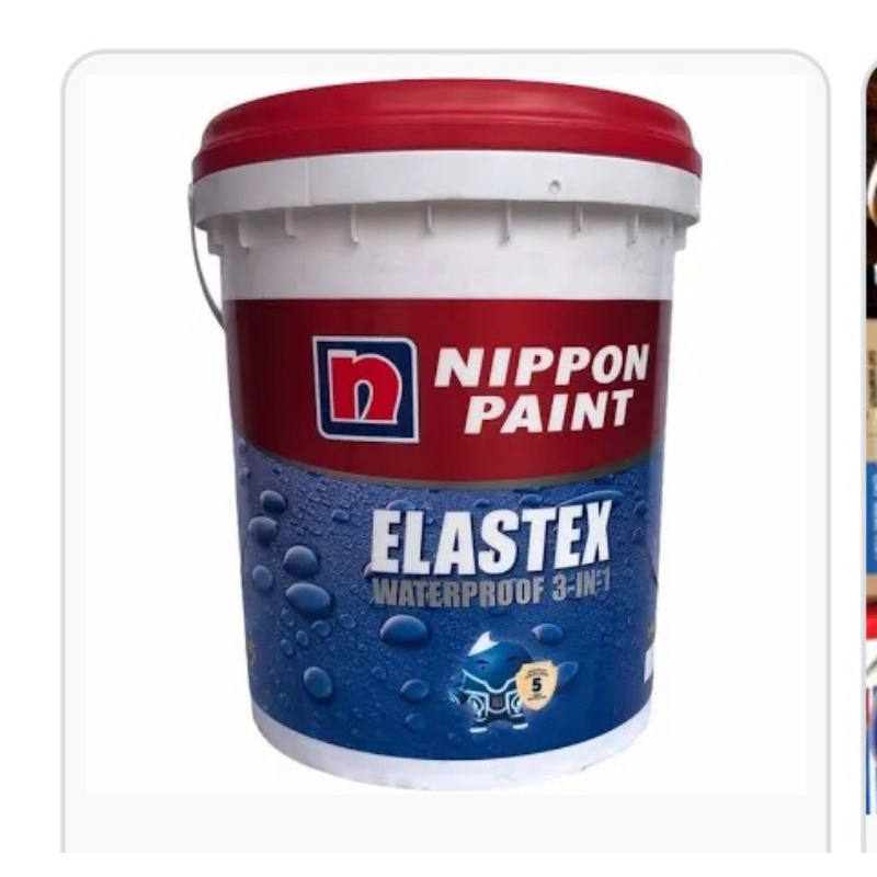 Nippon Paint Elastex Waterproofing 3 in 1 Pail 25 Kg | Elastex Pail 25 Kg Waterproofing | Nippon Paint Elastex Waterproofing 25 Kg