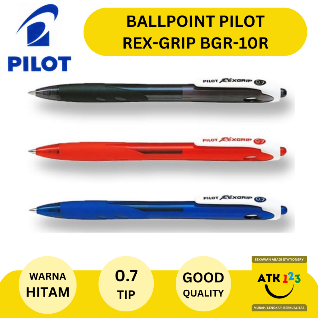 

Ballpoint / Bolpen / Pulpen Rexgrip Pilot 0.7