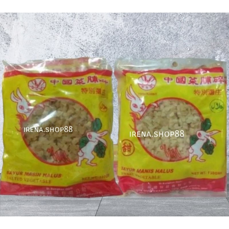 

Caipo Asin dan Manis / Salted Sweet vegetable / Sayur Lobak Halus Asin Manis 150gr Twin Rabbit
