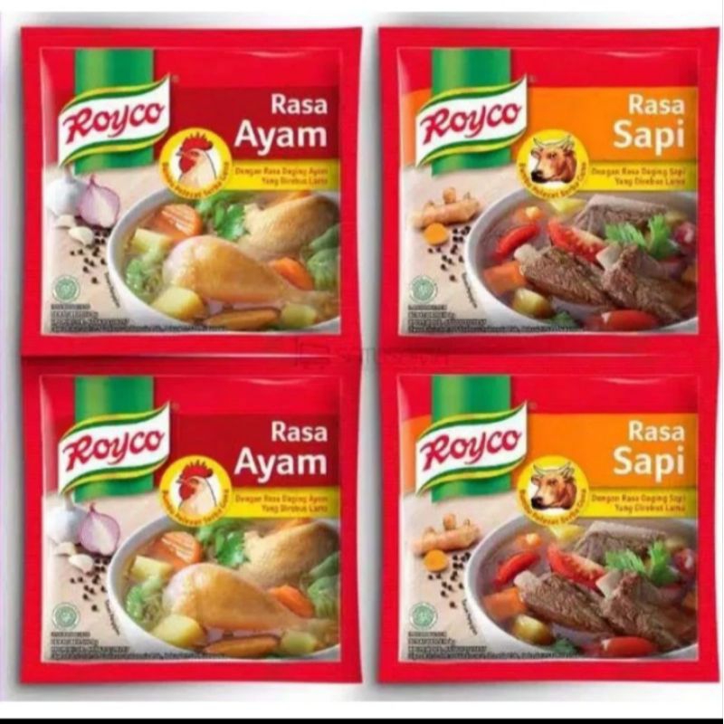 

Royco Kaldu Sapi/Ayam Sachet 1 Renceng (12pcs) 8gr