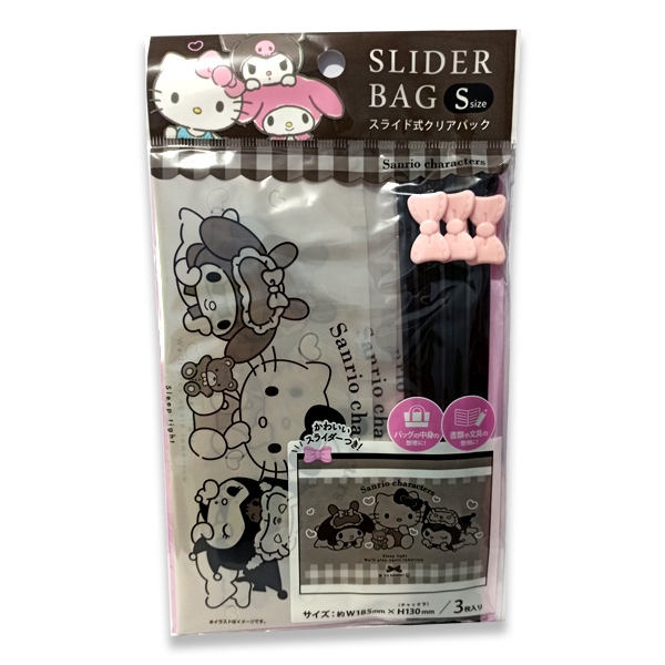 

Slider Plastic Bag Jumbo (Sanrio) Isi 3 Lembar BLACK