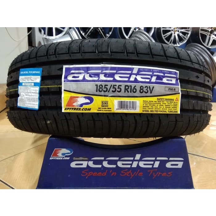 BAN MOBIL TUBLESS HONDA JAZZ 16 185 55 RING 16 | BAN ACCELERA PHI-R 185/55 R16 MURAH | BAN MOBIL YAR