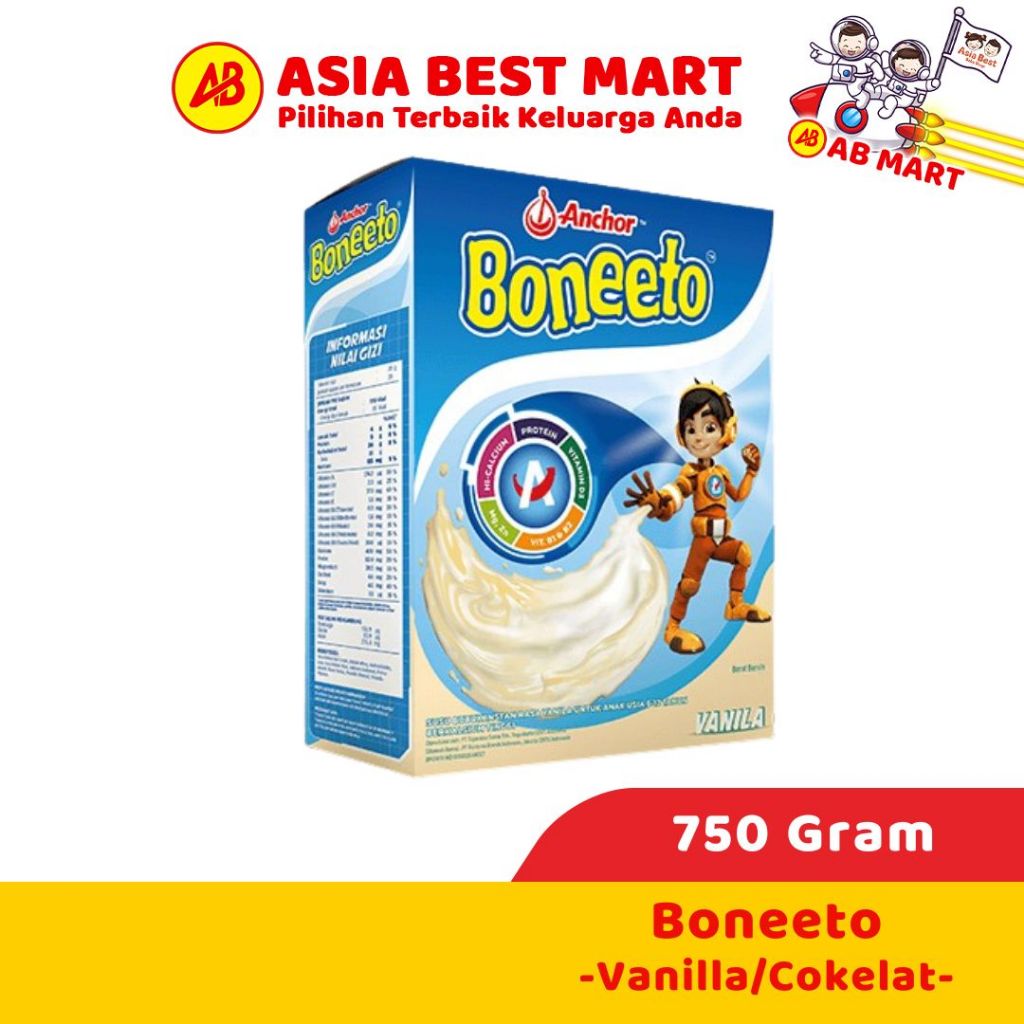 

Boneeto Vanilla Cokelat 700 Gr Susu Bubuk Tulang Anak