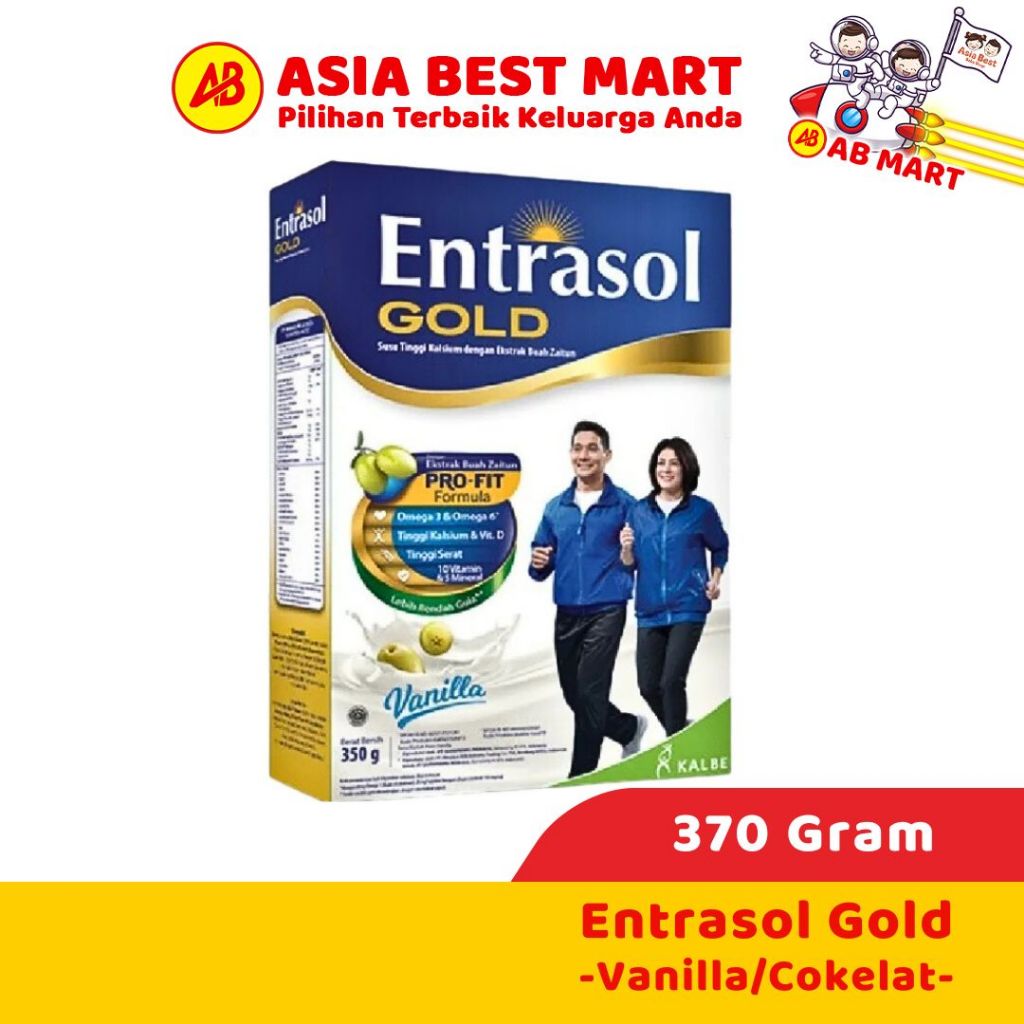 

Entrasol Gold Vanila Coklat 370 Gr Susu Bubuk Tulang Tinggi Kalsium