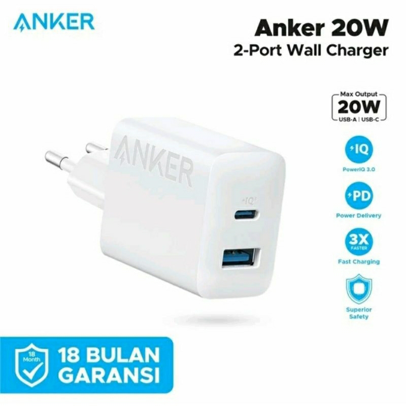 ADAPTOR ANKER 20W