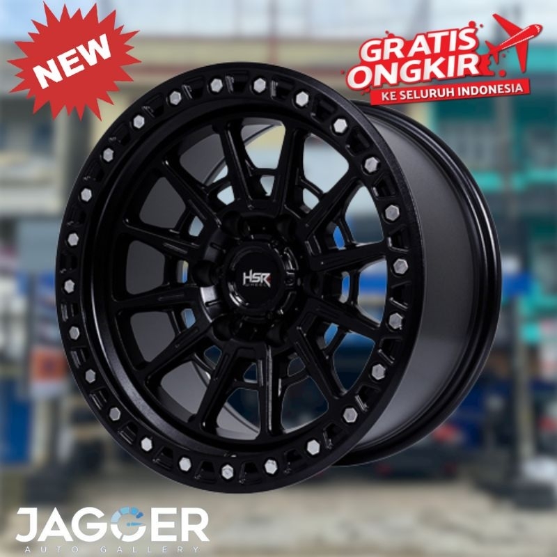 Velg offroad hsr gujo ring 17 untuk mobil pajero fortuner hilux triton