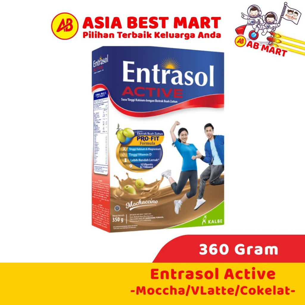 

Entrasol Active Mochaccino Coklat Vanilla Latte 360 Gr Susu Bubuk Tulang Tinggi Kalsium