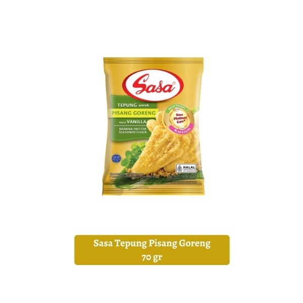 

Sasa Tepung Pisang Goreng Vanila [70 Gr ]/ 1 Pc
