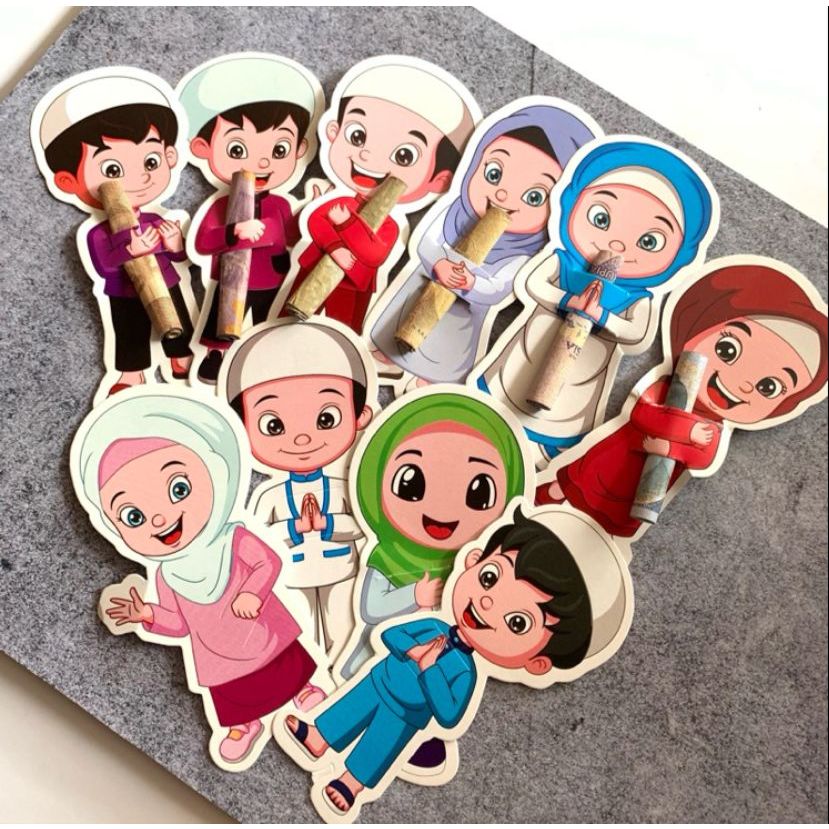 

AMPLOP LEBARAN 3D (isi 5)