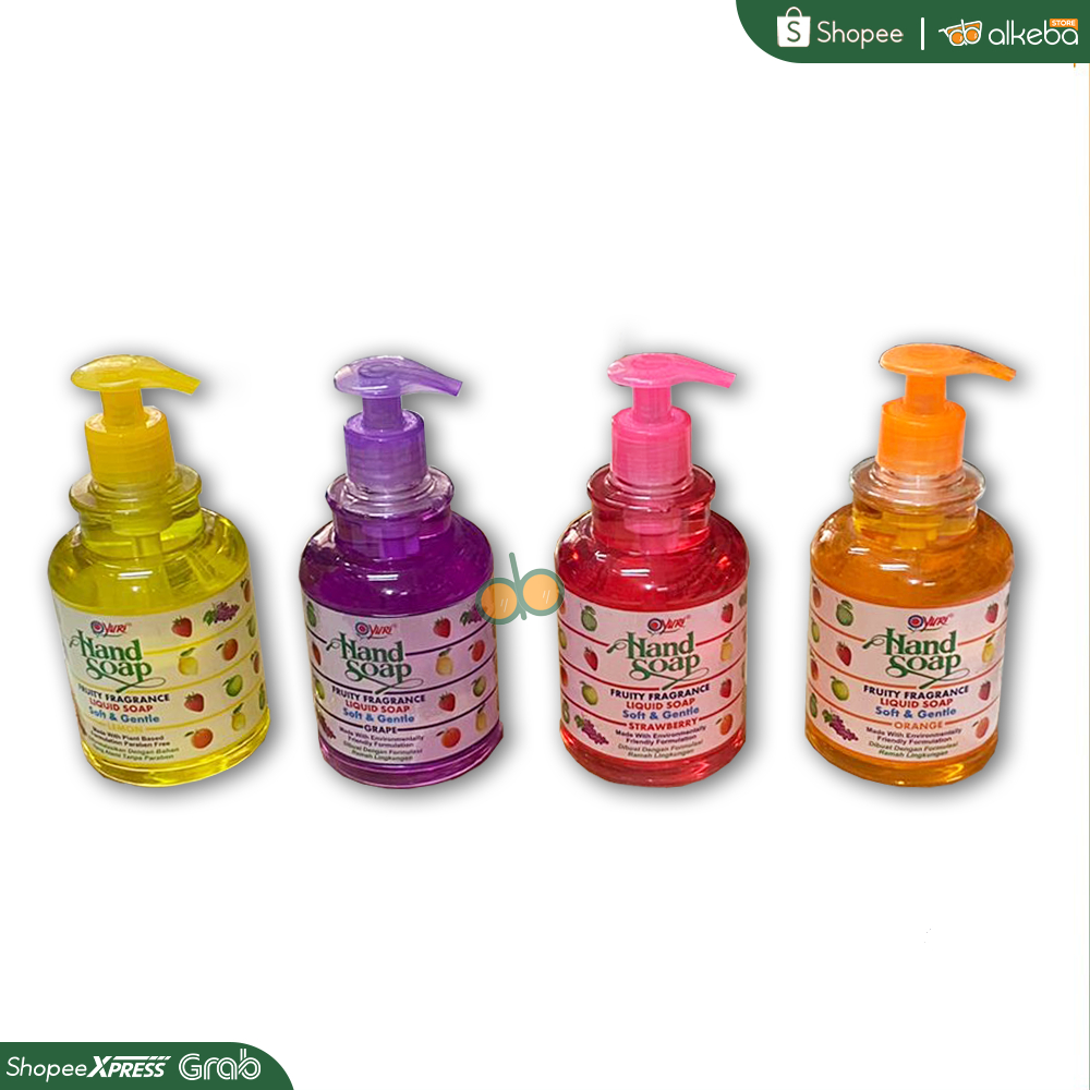 Handsoap Botol Pump 410 ml Yuri / sabun cuci tangan Yuri pump botol Hand soap