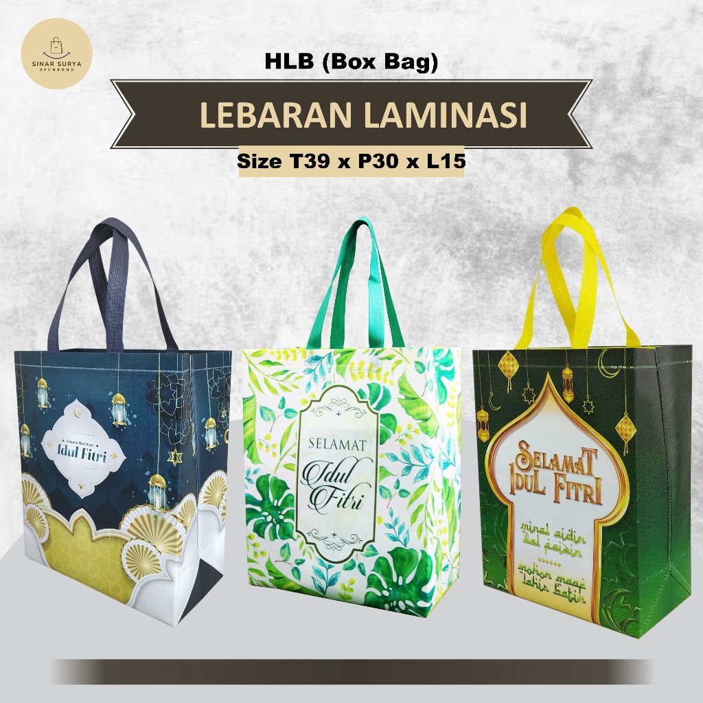 

Goodiebag Lebaran | Tas Parcel Lebaran Idul Fitri | Tas Lebaran Laminasi 39x30x15