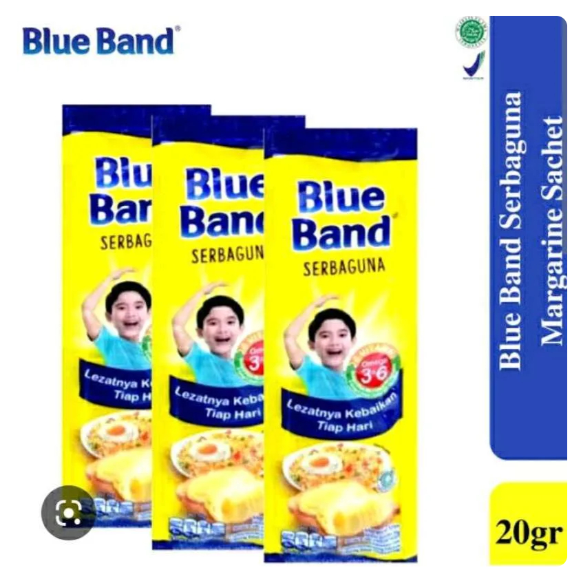 

Mentega/Margarin Blue Band Stick 20Gr. 12 Bks