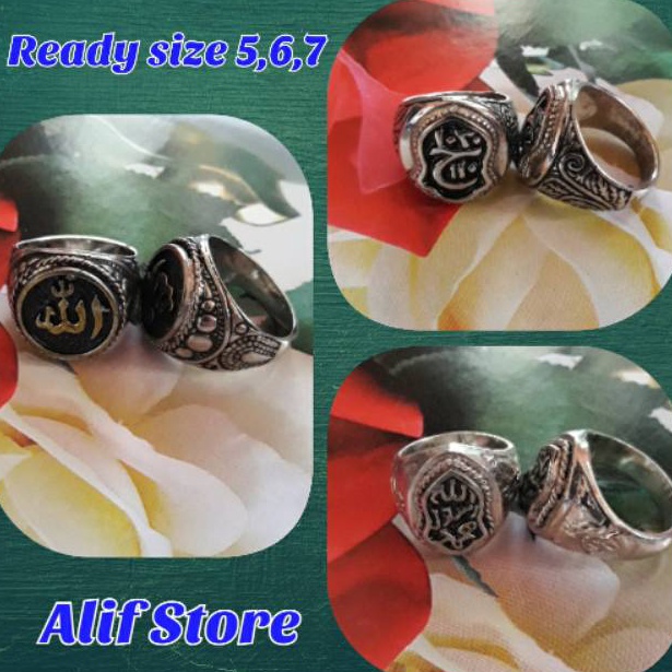 Cincin Ring Terompah Trompah Alpaka Murah cincin tauhid terompah nabi ART H3H4