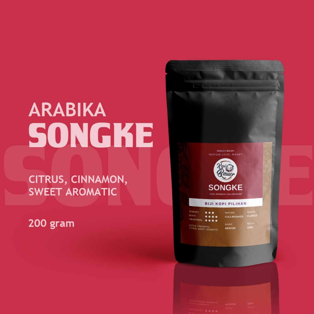 

Kopi Arabika Flores SONGKE Single Origin Citrus Aeropress 200gr