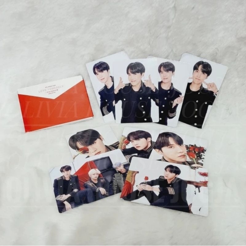 Photocard Jhope BTS Japan Edition Speak Yourself Merah Mini Photocard BTS Love Yourself Japan Editon