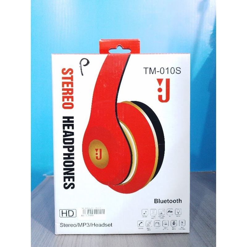 Headphone Bluetooth Wireless Jbl Original With Microphone Kabel Aux