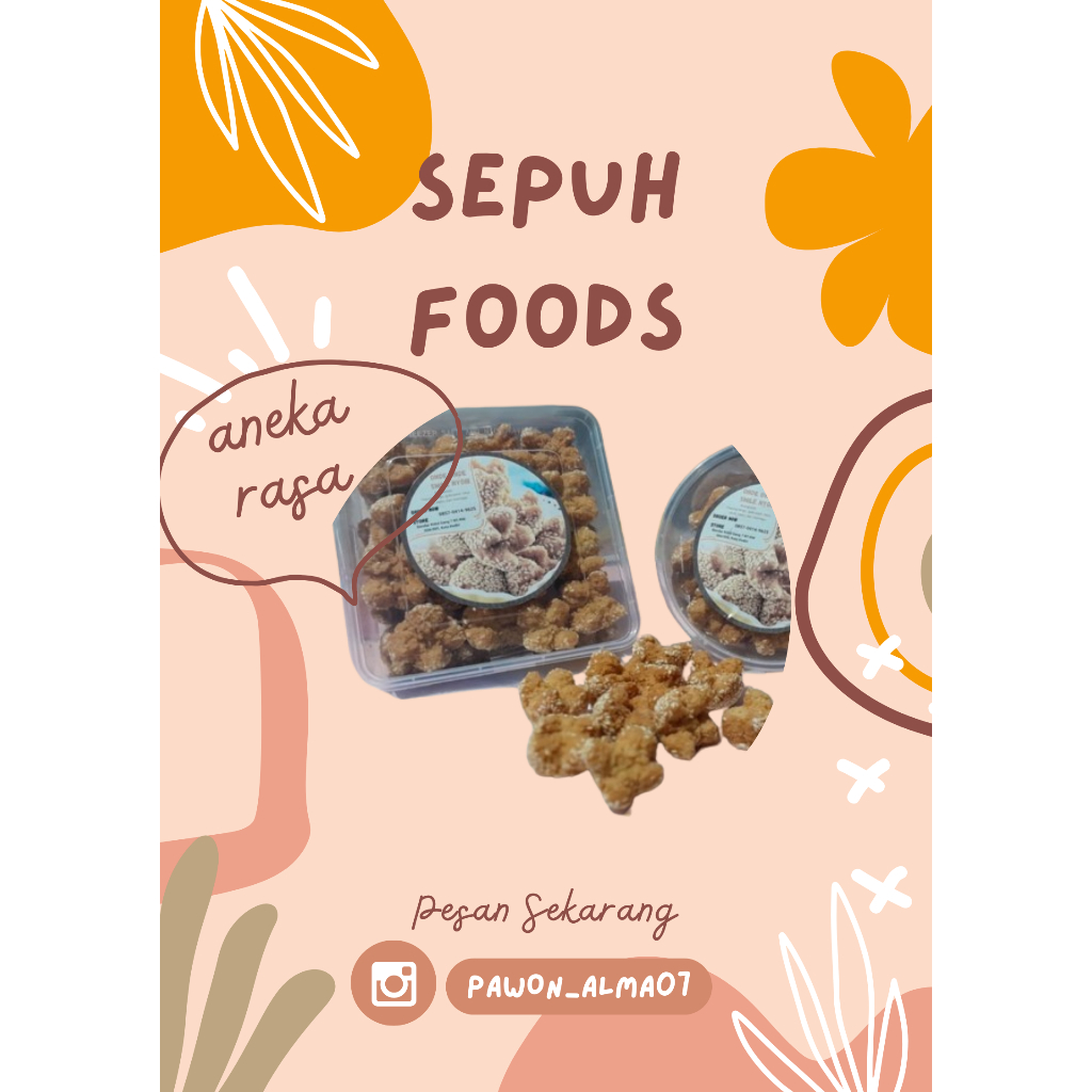 

Onde-Onde kering / Onde- Onde Ketawa Aneka Rasa 300 gram