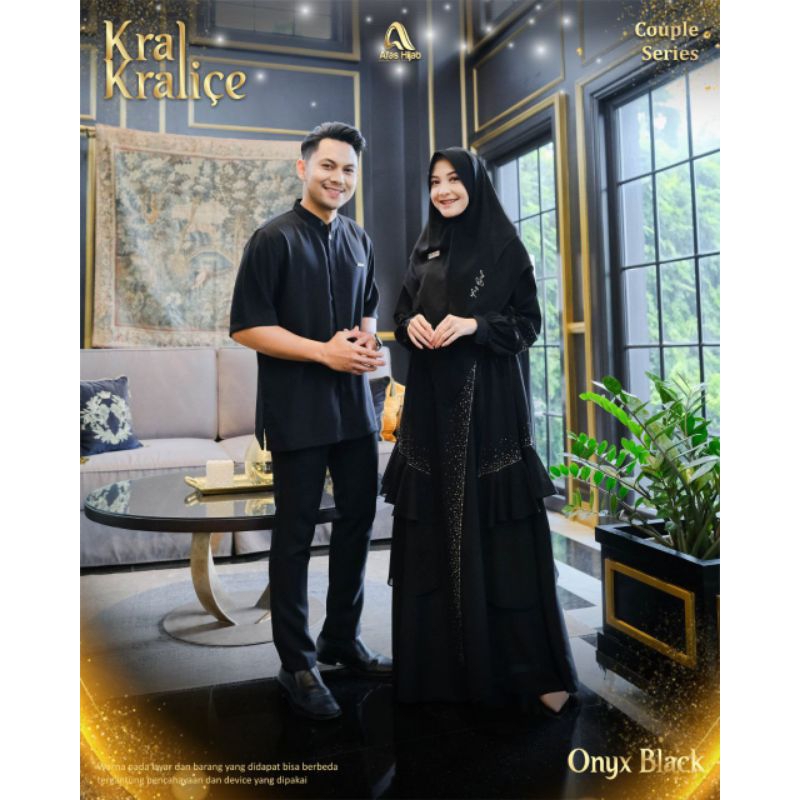 Couple Series Kral Kralice by AFAS HIJAB/Gamis Sultan Mewah/Gamis Kristal Swarovski