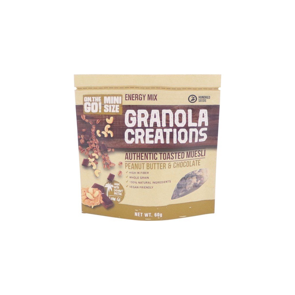 

Granola Creations Peanut Butter & Chocolate 60 gr