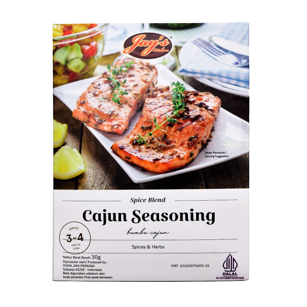 

Jays - Cajun Seasoning Seafood - Spice Blend Salmon Grilled 30GR