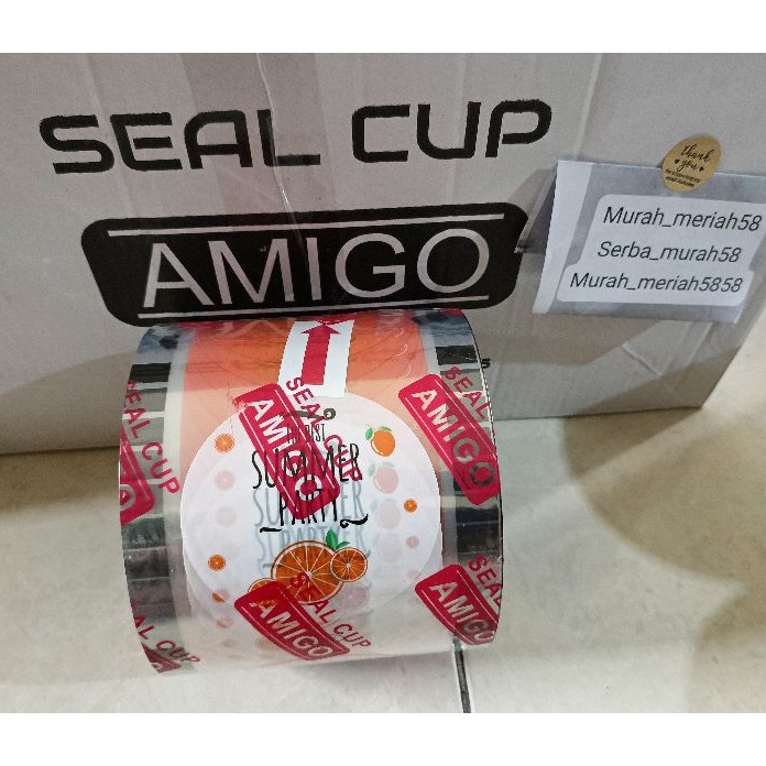 

FSASH SALE Plastik Lid Cup Sealer isi 2 lembar