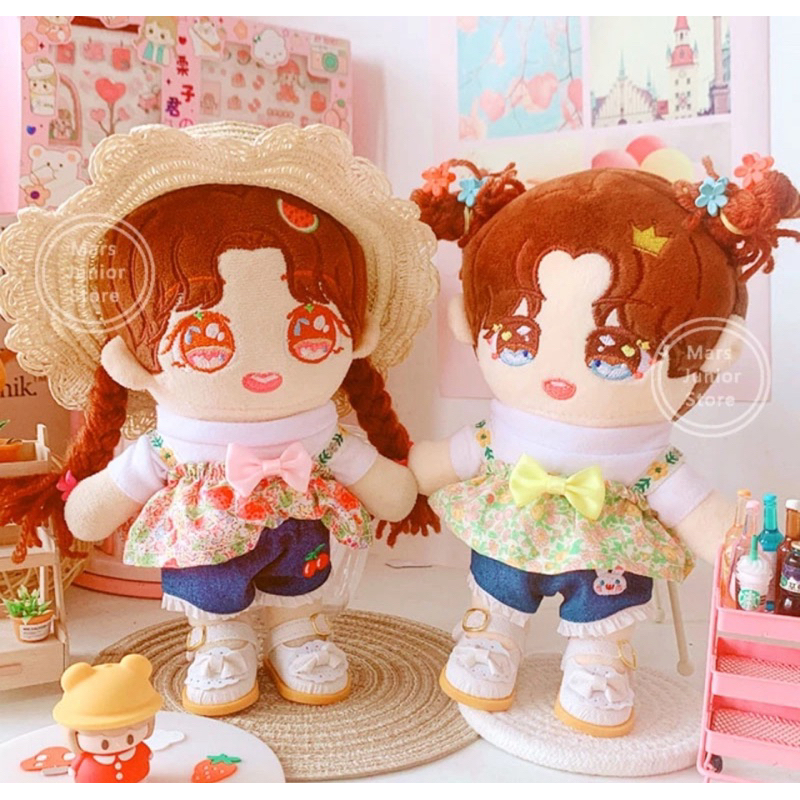 Baju Boneka Sepatu Acc Cotton Kpop Doll 20cm