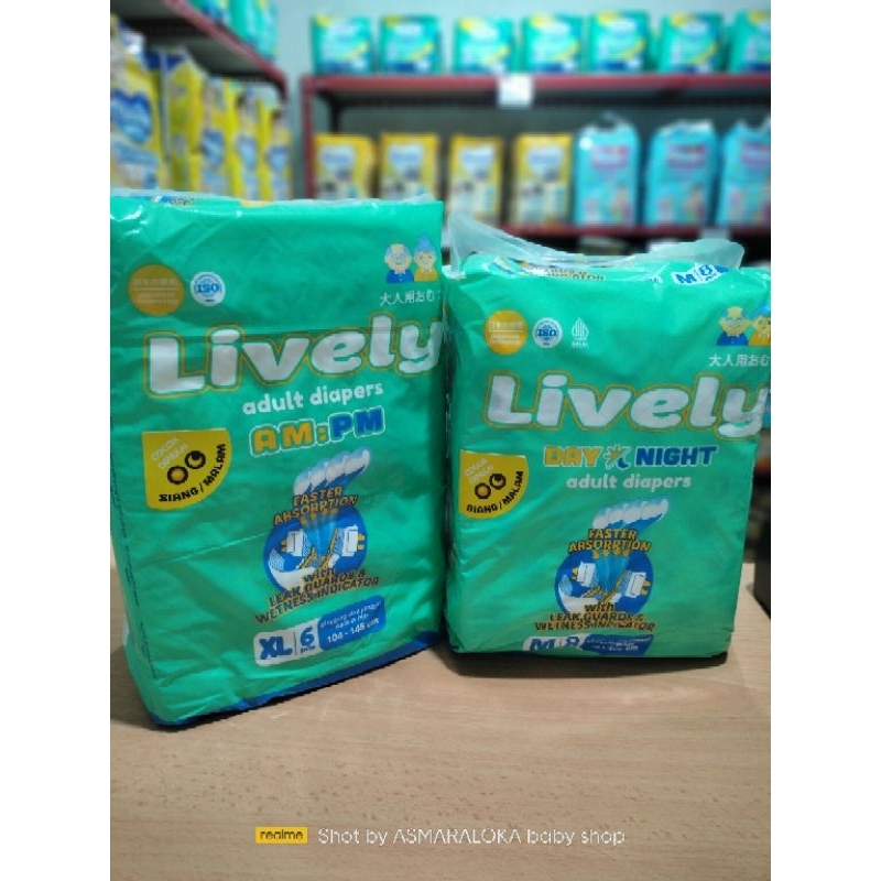 Popok / Pampers Dewasa Lively M9 / L8