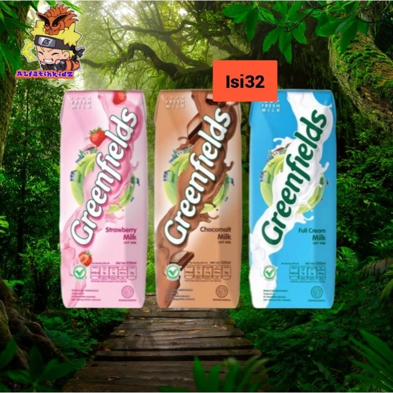 

Greenfields Susu UHT 250ml isi 32pcs - 1 Karton