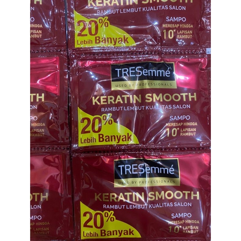 Shampoo Tresemme Keratin Smooth 9ml 12sachet