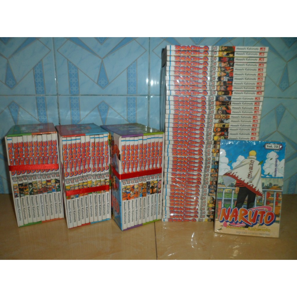 Komik Naruto Boxset 1-72 Tamat Mulus